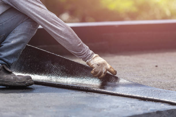 Professional Basement Waterproofing technician working in Goshen, OH